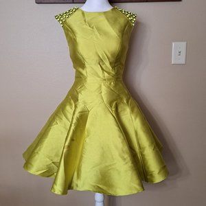Mac Duggal Yellow Dress